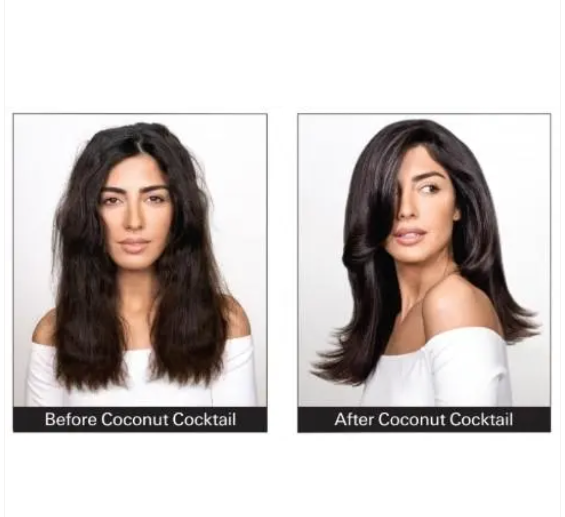 Color Wow Dream Cocktail Coconut Infused - Dry Hair before and after photos